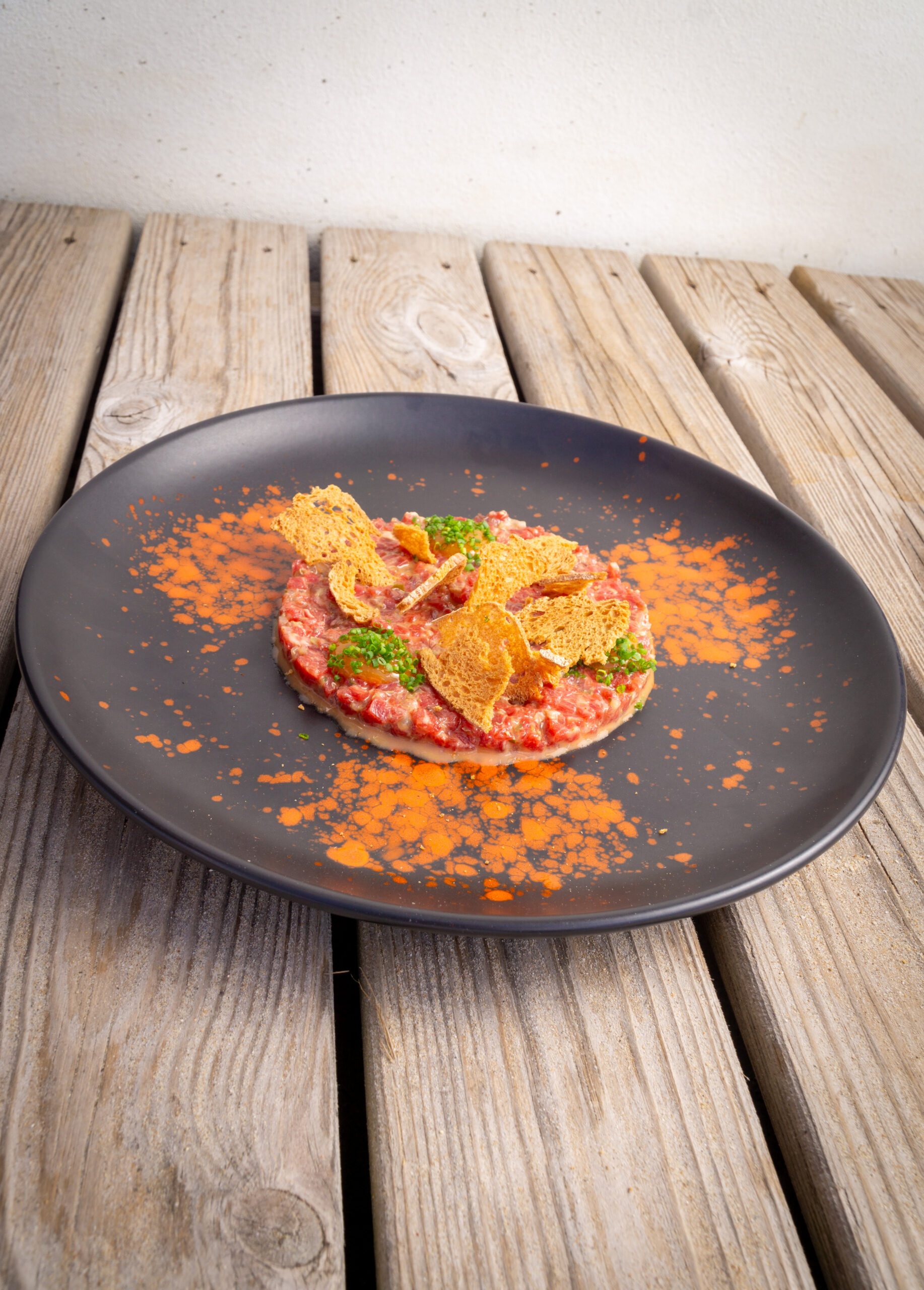 Steak Tartar de Solomillo con Gel de Yema