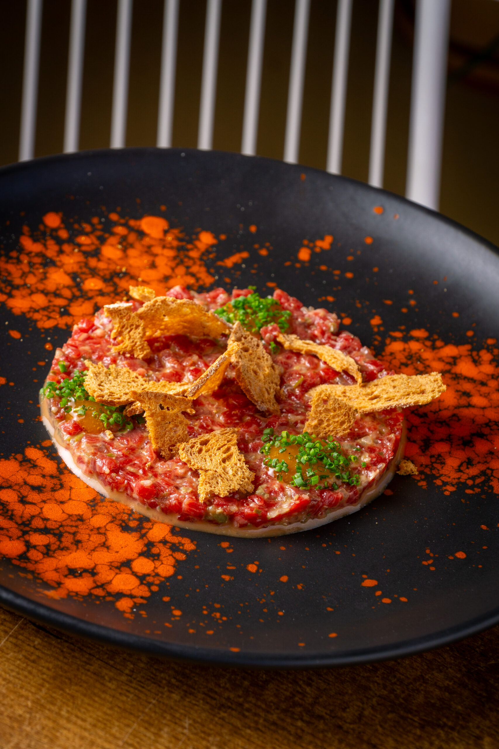 Steak Tartar de Solomillo con Gel de Yema